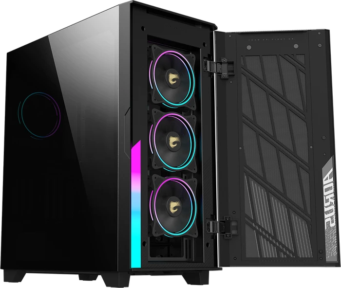 GIGABYTE AORUS C500 Glass, Glasfenster