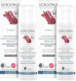 Logona med Couperose Feuchtigkeits-Serum, 30ml