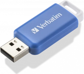 Verbatim DataBar 64GB blau, USB-A, USB 2.0