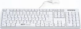 GETT KL25211 GCQ CleanType Easy Basic, weiß, USB, DE (TKL-105-GCQ-IP68-KGEH-WHITE-USB-DE)