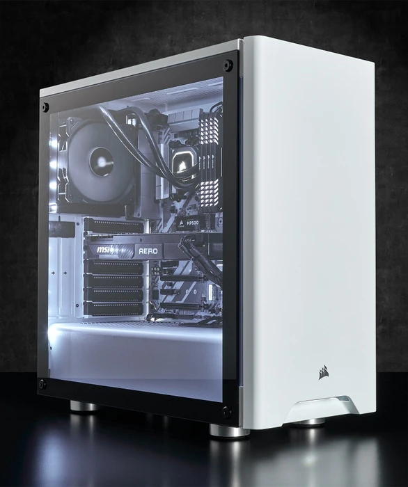 Corsair Carbide Series 275R, weiß, Glasfenster