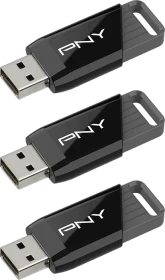 PNY Attaché X 128GB, USB-A, USB 3.2 Gen 1×1, 3er-Pack