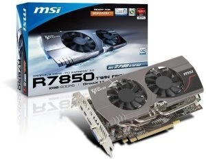 MSI Radeon HD 7850, R7850 Twin Frozr 2GD5/OC, 2GB GDDR5, DVI, HDMI, 2x mDP