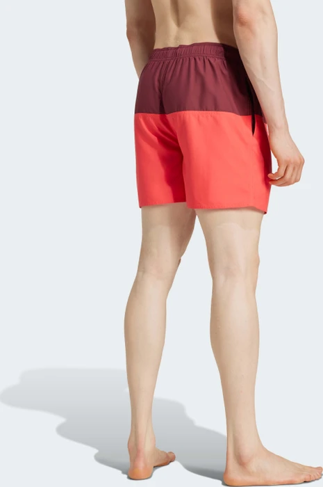 adidas Colorblock CLX Badeshorts shadow red/semi lucid red (Herren)