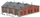 Märklin - Spur H0 Zubehör - Bausatz Lokomotivschuppen (72887)