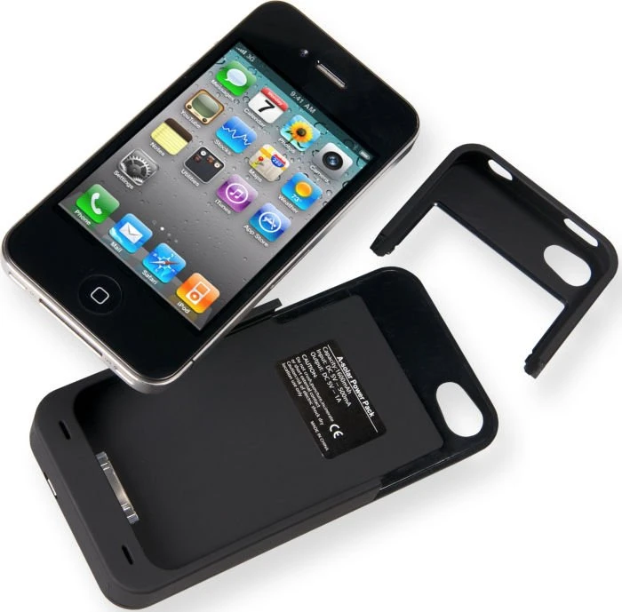 A-Solar Power Pack Hülle mit Akku für Apple iPhone 3GS/4