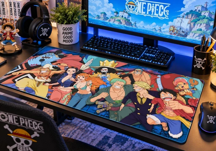 ABYstyle One Piece Gaming Mousepad XXL, 900x400mm, Straw Hat Crew (ABYACC625) – Bild 5 von 6