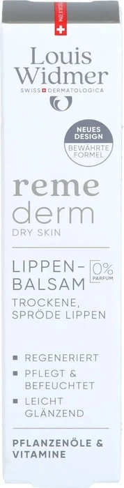 Louis Widmer Remederm Lippenbalsam unparfümiert, 15ml