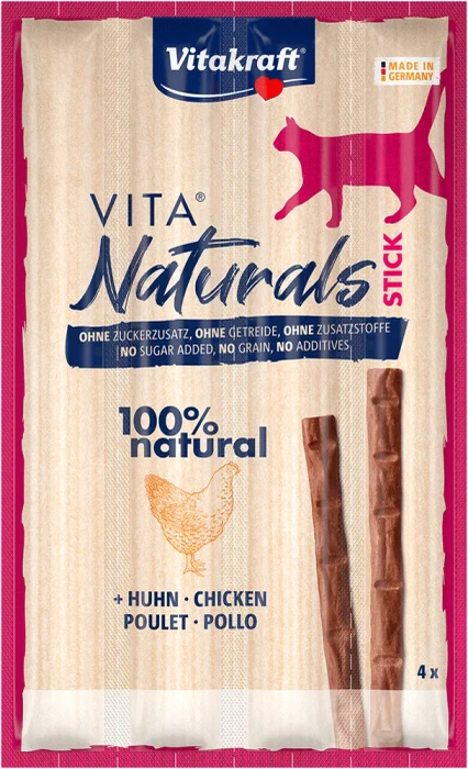 Vitakraft Vita Naturals Stick, Huhn, 75g (5x 15g)