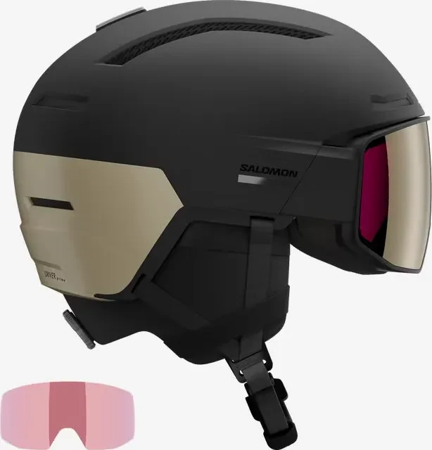 Salomon Driver Prime Sigma Photo MIPS PLUS Helm schwarz/bronze