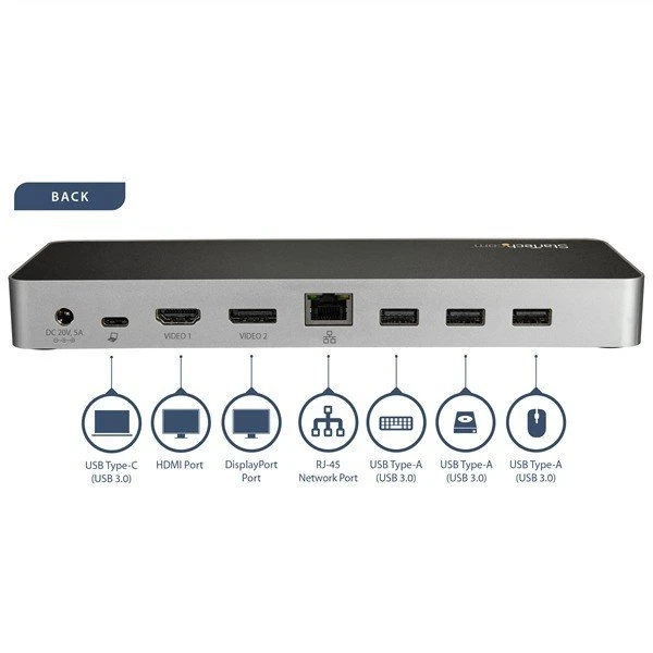 StarTech USB-C Dockingstation für Laptops