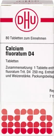 DHU Calcium Fluoratum D4 Tabletten, 80 Stück