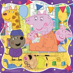 Ravensburger Puzzle Wooden Kids Peppa Wutz Freundschaftsparty