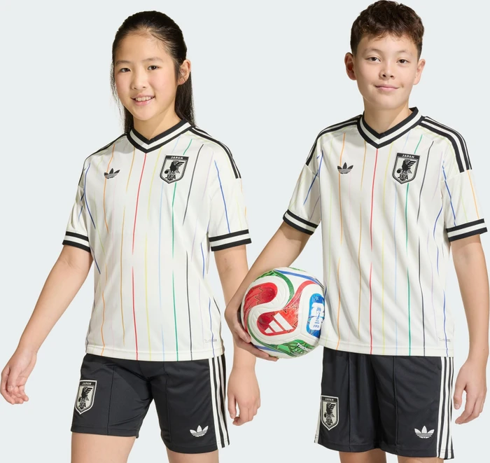 adidas FIFA WM 2026 Japan Auswärtstrikot kurzarm off white/black (Junior)