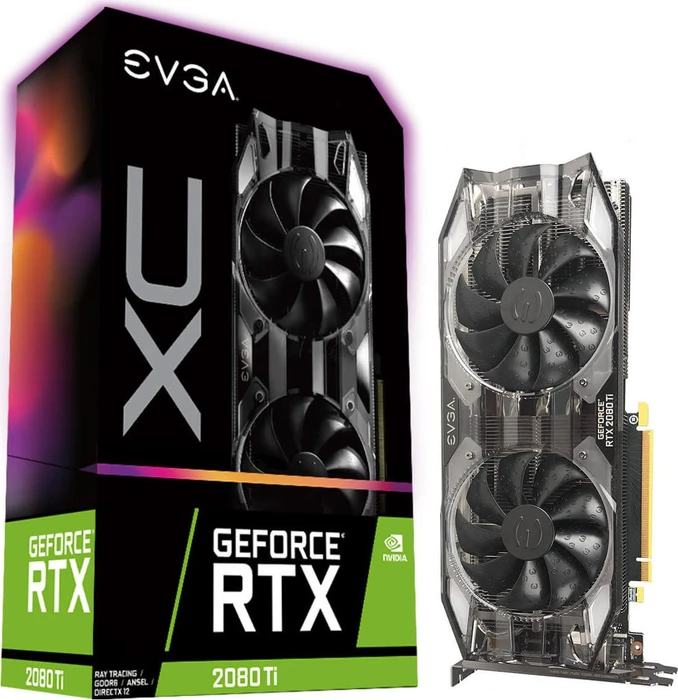EVGA GeForce RTX 2080 Ti XC Black Edition Gaming, 11GB GDDR6, HDMI, USB-C, 3x DP