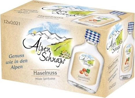 Alpenschnaps Steinbeisser Haselnuss