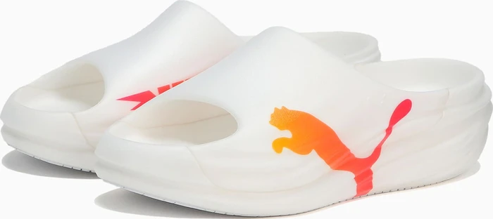Puma Unwind Nitro Cat Active puma white/sun stream/sunset glow