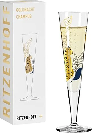 Ritzenhoff Goldnacht Champagnerglas von Concetta Lorenzo 205ml