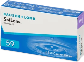 Bausch&Lomb SofLens 59, +5.00 Dioptrien, 6 Stück