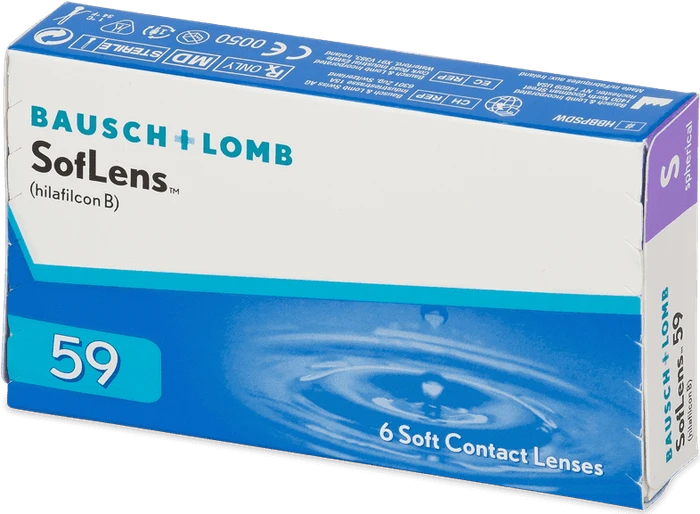 Bausch&Lomb SofLens 59, +5.00 Dioptrien, 6 Stück