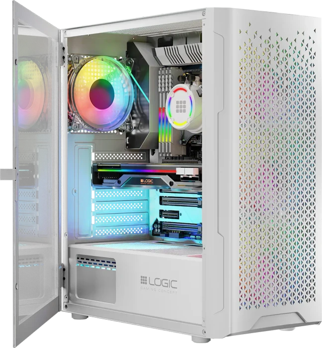 Logic Concept Aramis ARGB Midi White, Glasfenster