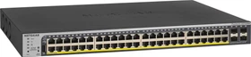 Netgear ProSAFE GS700 Rackmount Gigabit Smart Switch, 48x RJ-45, 4x SFP, 760W PoE+ (GS752TPP-100)