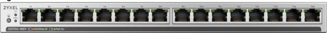 Zyxel GS1100 Desktop Gigabit Switch, 16x RJ-45, 135W PoE+