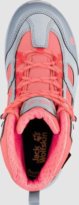 Jack Wolfskin Vojo Texapore Mid grau/rosa (Junior)