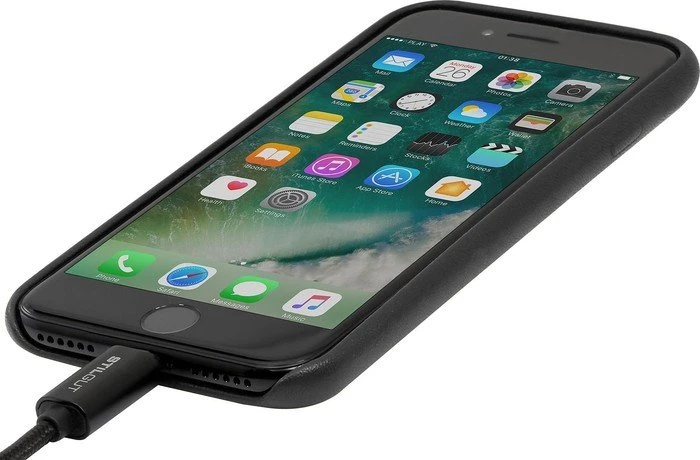 Stilgut Premium Cover für Apple iPhone 7 schwarz
