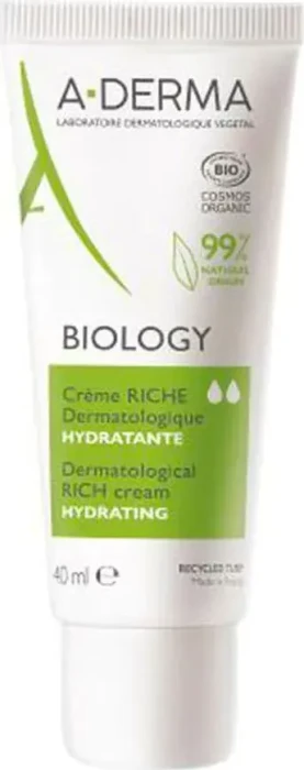 A-Derma Hydralba Reichhaltige Feuchtigkeitspflege, 40ml