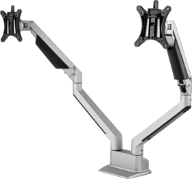 Fellowes Chicago Monitorarm Dual silber