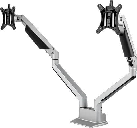 Fellowes Chicago Monitorarm Dual silber