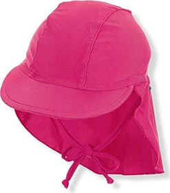 Sterntaler Bademütze mit Nackenschutz & UV-Schutz 50+ Mütze magenta (Junior)