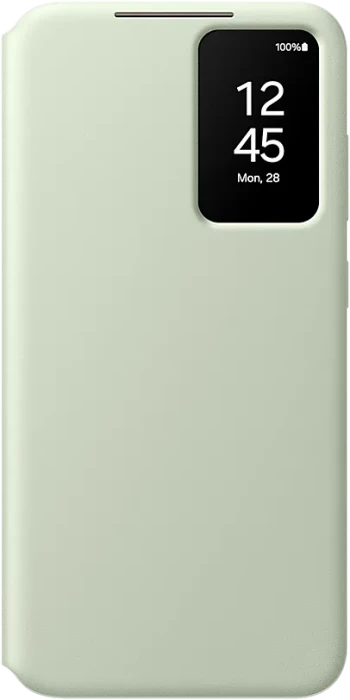 Samsung Smart View Wallet Case für Galaxy S24+ light green