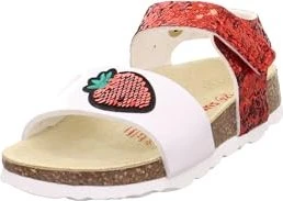 Superfit Fussbettpantoffel rot/weiß (Junior)