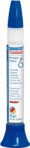 Weicon Contact VA 8312 Cyanacrylat, niedrigviskoser Klebstoff mit sehr schneller Aushärtung, 12g