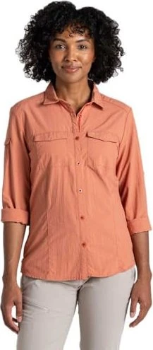 Craghoppers NosiLife Adventure III Hemd langarm red sandstone (Damen)