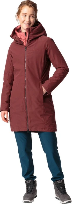 Vaude Annecy 3in1 III Funktionsmantel dark cherry uni (Damen)