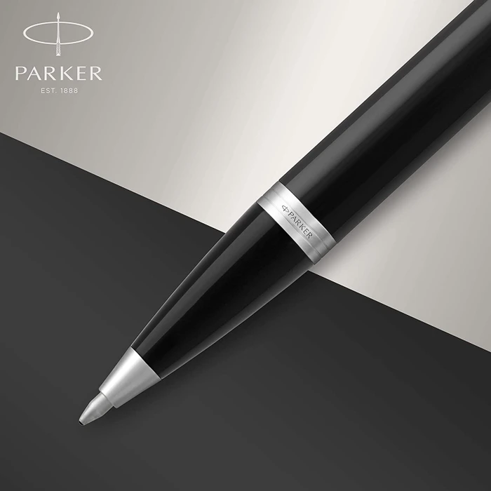Parker IM Kugelschreiber black lacquer/chrome trim, Blister