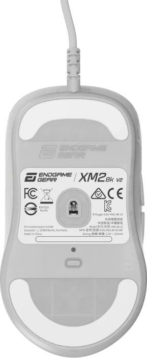 Endgame Gear XM2 8k v2 Gaming Mouse White Frost, USB