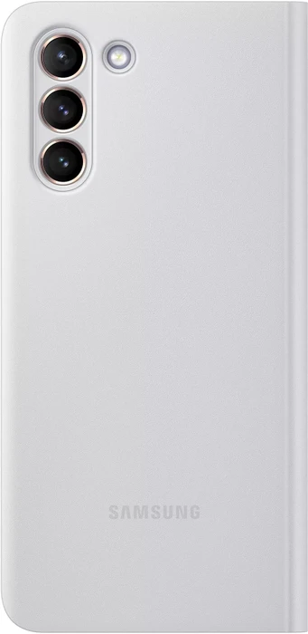 Samsung Clear View Cover für Galaxy S21 grau