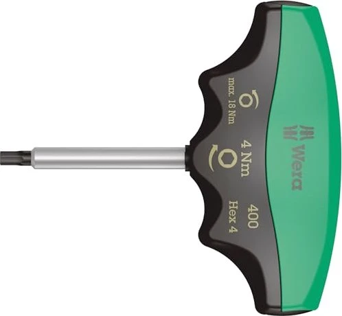 Wera Serie 400 Hex Innensechskant Drehmomentindikator, 4x60mm