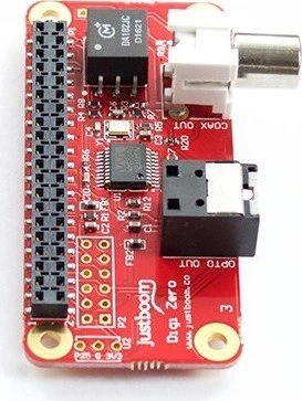 JustBoom Digi Zero pHAT for the Raspberry Pi Zero