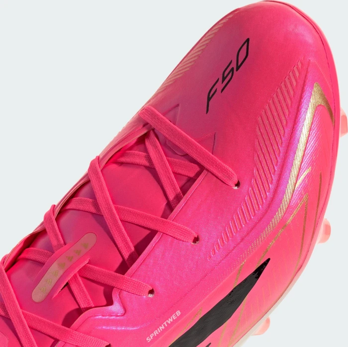 adidas F50 Hyperfast Elite FG solar turbo/core black/gold metallic (Junior)