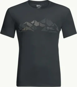 Jack Wolfskin Peak Graphic Funktionsshirt kurzarm phantom (Herren)