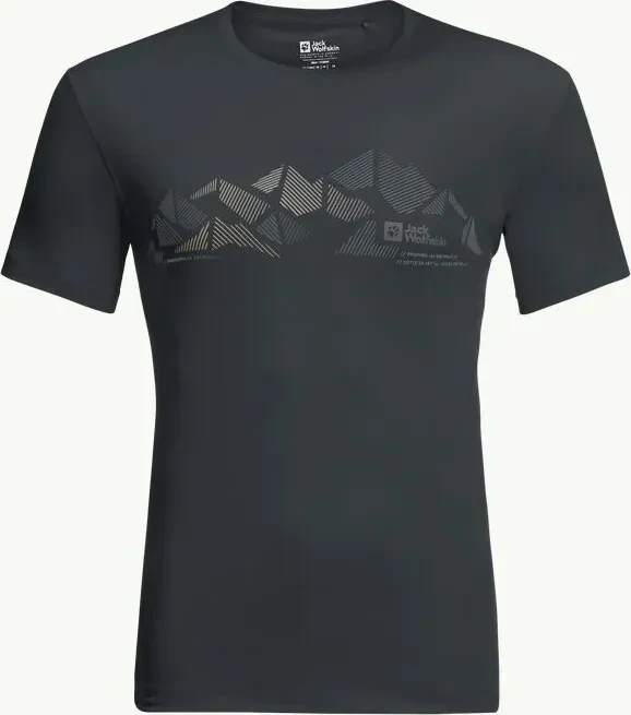 Jack Wolfskin Peak Graphic Funktionsshirt kurzarm phantom (Herren)