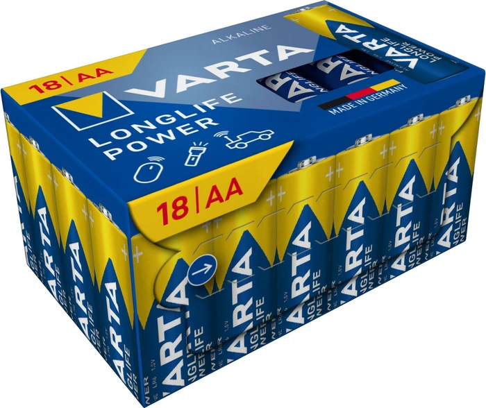 Varta Longlife Power Mignon AA, 18er-Pack