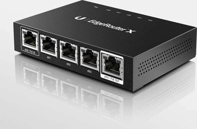 Ubiquiti EdgeRouter X Gigabit Router, 5x RJ-45