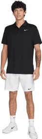 Nike Court Dri-FIT Tennis Funktionsshirt kurzarm schwarz/weiß (Herren)