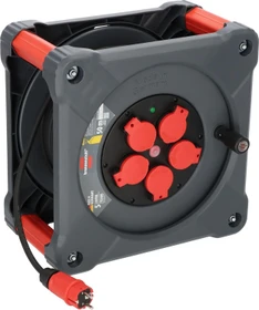 Brennenstuhl professionalLINE Kabeltrommel KA 5100 5, Schuko auf 5x Schuko, 50m, IP44, H07RN-F 3G1,5